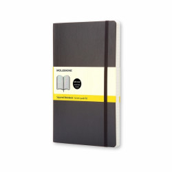 Блокнот Moleskine Pocket, в клетку, мягкая обложка, черный