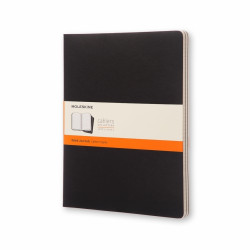 Блокнот Moleskine Cahier 21x30см, в линейку, мягкая обложка, черный, отрывные листы