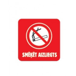 Uzlīme Smēķēt aizliegts