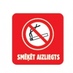 Uzlīme Smēķēt aizliegts