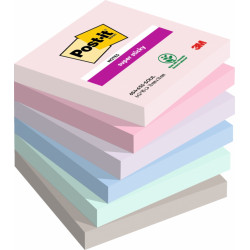 Märkmepaber 3M Post-it® Super Sticky Soulful 76mmx76mm 6tk/pk 90L