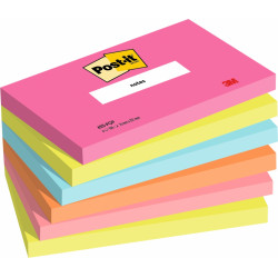 Märkmepaber 3M Post-it® Poptimistic 76mmx127mm 6tk/pk 100L