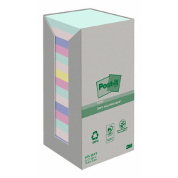 Märkmepaber 3M Post-it® Recycling Assorted 76mmx76mm 16tk/pk 100L