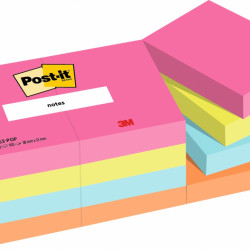 Märkmepaber 3M Post-it® Poptimistic 38mmx51mm 12tk/pk 100L