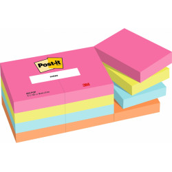 Märkmepaber 3M Post-it® Poptimistic 38mmx51mm 12tk/pk 100L