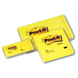 Клейкие листочки 3М Post-It 51Х76мм жёлтые  12