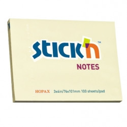 Клейкие листки Stick´N 21008 76x102mm желтые