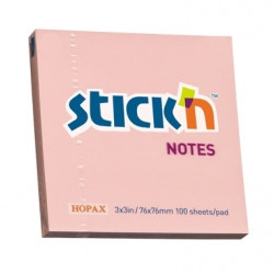 Līmlapiņas StickN 21148, 76x76mm, 100 lapiņas, rozā