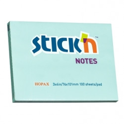 Клейкие листки Stick´N 21152 76x102мм синие