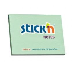 Клейкие листки Stick´N 21153 76x102мм зеленые