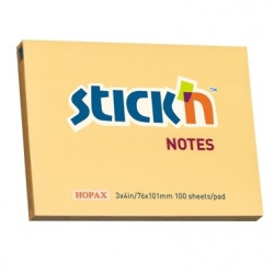 Клейкие листки Stick´N 21392 76x102мм 100л оранжевые