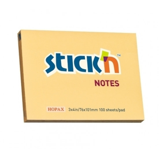 Клейкие листки Stick´N 21392 76x102мм 100л оранжевые