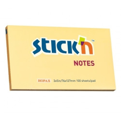 Līmlapiņas StickN 21393, 76x127mm, 100 lapiņas, oranžas