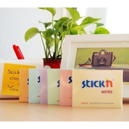 Клейкие листки Stick´N 21404 76x102мм фиолетовые