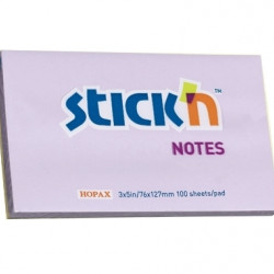 Līmlapiņas StickN 21405 Z-veida 76x127mm, 100 lapiņas, violetas