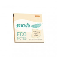 Клейкие листки StickN 21745 Eco 76х76мм желтые