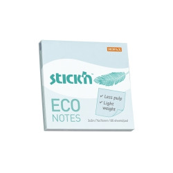 Līmlapiņas StickN 21747 Eco 76x76mm, 100 lapiņas, zilas