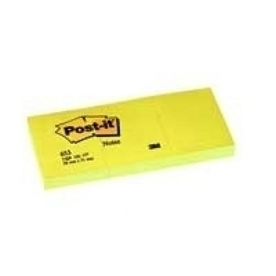 Листочки клейкие POST-IT 38х51 желтые 3тк