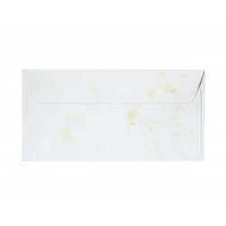 Ümbrik DL Marble Metallic Light Gold P, 120g/m2, 10 tk/pk