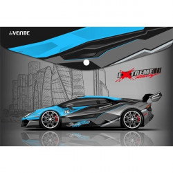 *Mape-aploksne ar pogu deVente Extreme Racing, A4, 330x235mm, 0.15mm