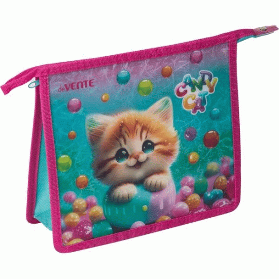 Mape ar rāvējslēdzēju deVente Candy Cat A5, 400 mikr., 243x200x80mm