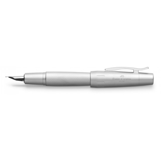 Fountain pen e-motion pure Silver M