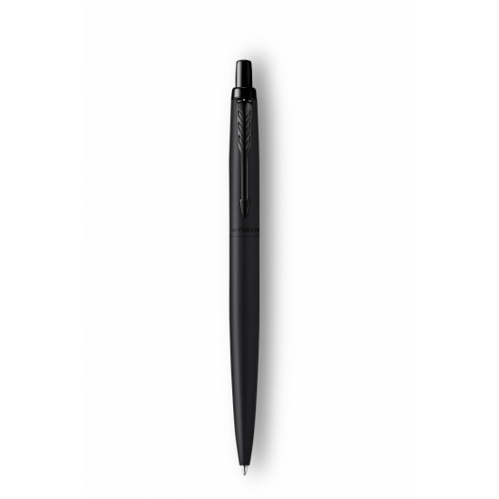 Lodīšu pildspalva Parker Jotter XL Monochrome Black Medium Blue, matēts melns korpuss