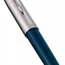 Lodīšu pildspalva Parker Parker 51 Core Teal Blue CT Medium Black, zils korpuss