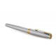 Rolleris Parker Sonnet Stainless Steel GT Fine, melns