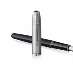 *Tintes pildspalva Parker Sonnet Essential Black Fine, melns korpuss