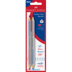 Zīmuļu komplekts Faber-Castell Jumbo Grip Bicolor 2in1