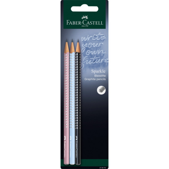 Zīmuļu komplekts Faber-Castell Sparkle New Harmony 3gab/iep