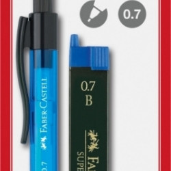 Механический карандаш Faber-Castell Grip-Matic 0.7мм, корп.в асс. + стержни