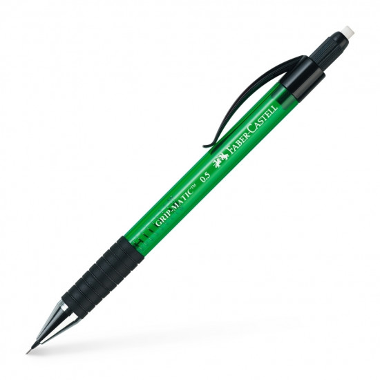 Механический карандаш  Faber-Castell Grip-Matic 0.5мм, зеленый корпус