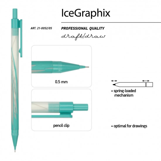 Карандаш Механический "Icegraphix. Трава"  0,5 Мм