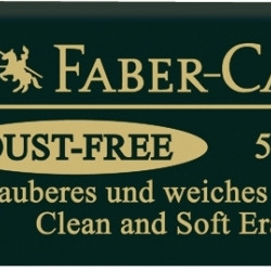 Dzēšgumija Faber-Castell Dust-free,zaļa