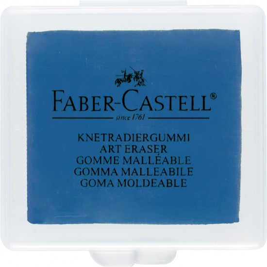 Ластик для рисования Faber-Castell Trend 20, пластиковый, 18 штук, голубой, ежевичный, синий