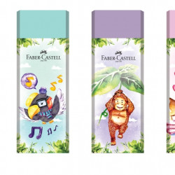 Dzēšgumija Faber-Castell Happy Jungle, asorti