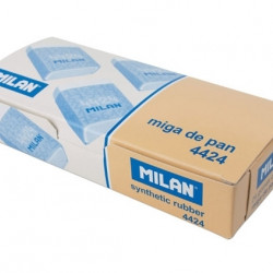 Dzēšgumija Milan 4424, 39.5x23.5x13.5mm, balta