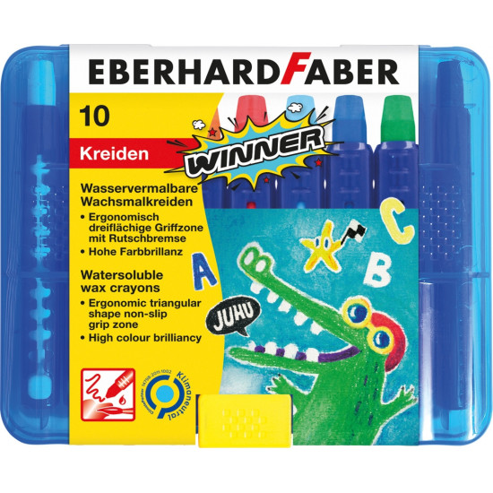 Vaska krītiņi EberhardFaber 10 krāsas