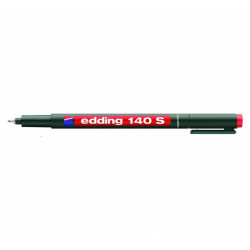 Permanents marķieris Edding 140S, 0.3mm, sarkans