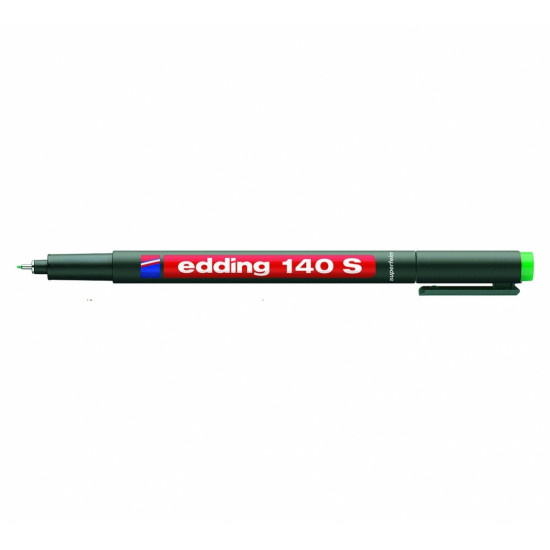 Permanents marķieris Edding 140S, 0.3mm, zaļš