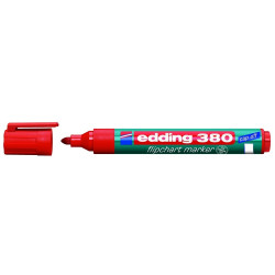 Papīra marķieris Edding 380 Flipchart 1.5-3mm, konisks, sarkans