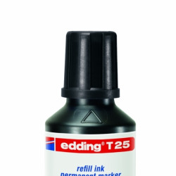 Tinte permanentu marķieru uzpildei  Edding T25, 30ml, melna