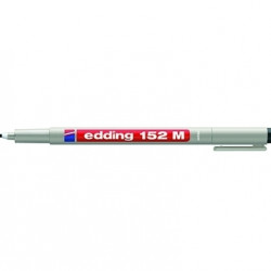 Marķieris Edding 152M, 1mm, melns (nav permanents)