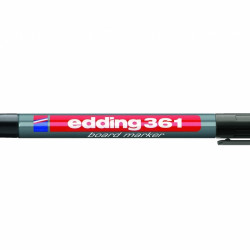 Tāfeles marķieris Edding E361, 1mm, konisks, melns