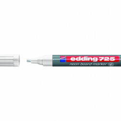 *Tāfeles marķieris Edding E725, 2-5mm, nošķelts, neona balts