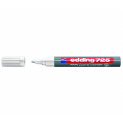 *Tāfeles marķieris Edding E725, 2-5mm, nošķelts, neona balts