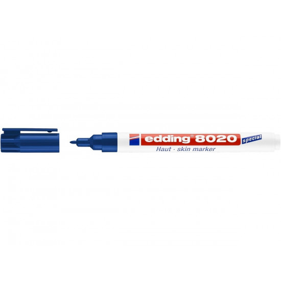 *Marķieris Edding ķermenim 8020, 1-2mm, konisks, zils