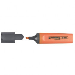 Teksta marķieris Edding 345, 1-5mm, nošķelts, oranžs